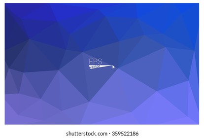 multicolor pink, blue geometric rumpled triangular low poly origami style gradient illustration graphic background. Vector polygonal design for your business.