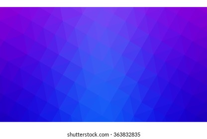 Multicolor pink, blue polygonal illustration, which consist of triangles. Geometric background in Origami style with gradient. Triangular design for your business in vector.