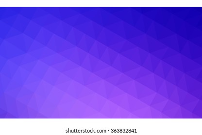 Multicolor pink, blue polygonal illustration, which consist of triangles. Geometric background in Origami style with gradient. Triangular design for your business in vector.