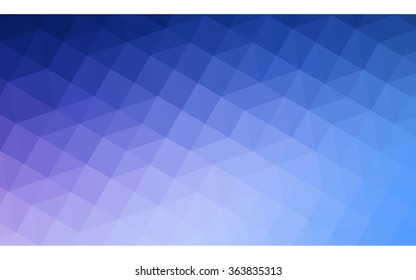 Multicolor pink, blue polygonal illustration, which consist of triangles. Geometric background in Origami style with gradient. Triangular design for your business in vector.