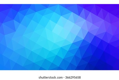 Multicolor pink, blue polygonal illustration, which consist of triangles. Geometric background in Origami style with gradient. Triangular design for your business.