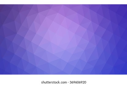Multicolor pink, blue polygonal illustration, which consist of triangles. Geometric background in Origami style with gradient. Triangular design for your business.
