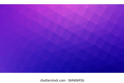 Multicolor pink, blue polygonal illustration, which consist of triangles. Geometric background in Origami style with gradient. Triangular design for your business.