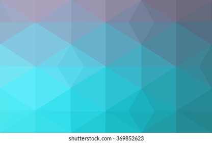 Multicolor pink, blue polygonal illustration, which consist of triangles. Geometric background in Origami style with gradient. Triangular design for your business.
