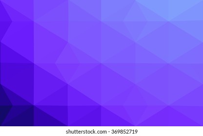 Multicolor pink, blue polygonal illustration, which consist of triangles. Geometric background in Origami style with gradient. Triangular design for your business.