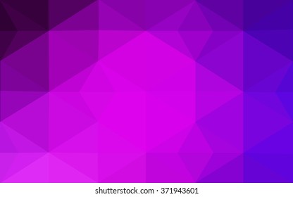 Multicolor pink, blue polygonal illustration, which consist of triangles. Geometric background in Origami style with gradient. Triangular design for your business.