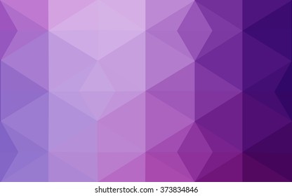 Multicolor pink, blue polygonal illustration, which consist of triangles. Geometric background in Origami style with gradient. Triangular design for your business.