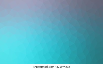 Multicolor pink, blue polygonal illustration, which consist of triangles. Geometric background in Origami style with gradient. Triangular design for your business.