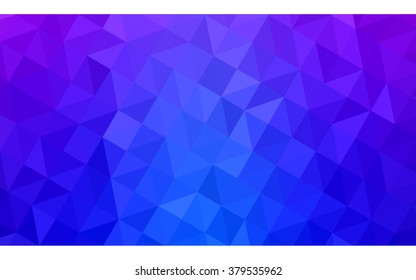 Multicolor pink, blue polygonal illustration, which consist of triangles. Geometric background in Origami style with gradient. Triangular design for your business.