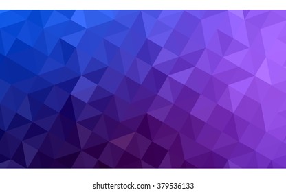 Multicolor pink, blue polygonal illustration, which consist of triangles. Geometric background in Origami style with gradient. Triangular design for your business.