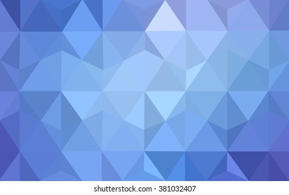 Multicolor pink, blue polygonal illustration, which consist of triangles. Geometric background in Origami style with gradient. Triangular design for your business.