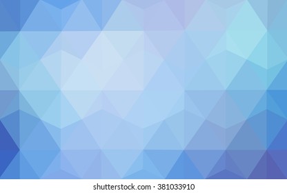 Multicolor pink, blue polygonal illustration, which consist of triangles. Geometric background in Origami style with gradient. Triangular design for your business.