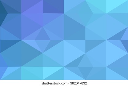 Multicolor pink, blue polygonal illustration, which consist of triangles. Geometric background in Origami style with gradient. Triangular design for your business.