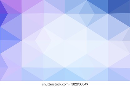 Multicolor pink, blue polygonal illustration, which consist of triangles. Geometric background in Origami style with gradient. Triangular design for your business.