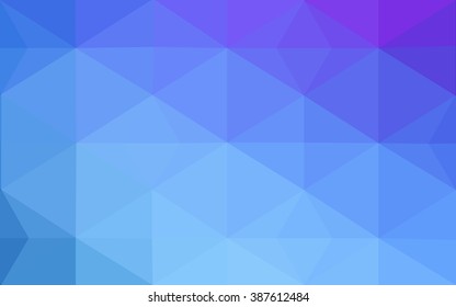 Multicolor pink, blue polygonal illustration, which consist of triangles. Geometric background in Origami style with gradient. Triangular design for your business.