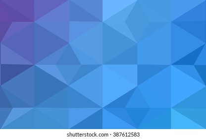 Multicolor pink, blue polygonal illustration, which consist of triangles. Geometric background in Origami style with gradient. Triangular design for your business.