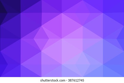 Multicolor pink, blue polygonal illustration, which consist of triangles. Geometric background in Origami style with gradient. Triangular design for your business.
