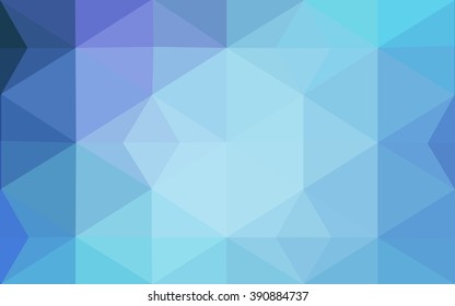 Multicolor pink, blue polygonal illustration, which consist of triangles. Geometric background in Origami style with gradient. Triangular design for your business.