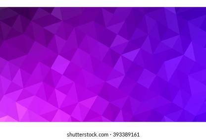 Multicolor pink, blue polygonal illustration, which consist of triangles. Geometric background in Origami style with gradient. Triangular design for your business.