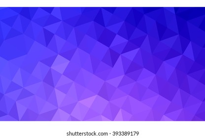 Multicolor pink, blue polygonal illustration, which consist of triangles. Geometric background in Origami style with gradient. Triangular design for your business.