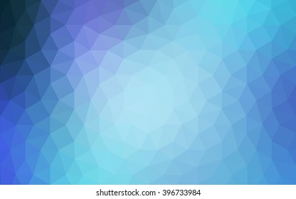 Multicolor pink, blue polygonal illustration, which consist of triangles. Geometric background in Origami style with gradient. Triangular design for your business.