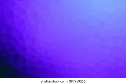Multicolor pink, blue polygonal illustration, which consist of triangles. Geometric background in Origami style with gradient. Triangular design for your business.