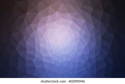 Multicolor pink, blue polygonal illustration, which consist of triangles. Geometric background in Origami style with gradient. Triangular design for your business.