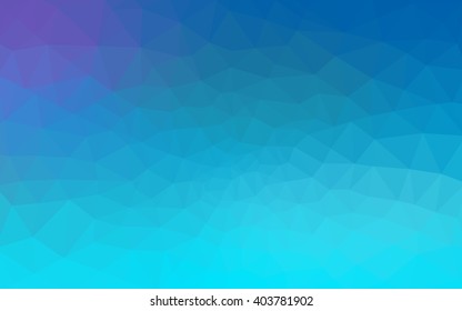 Multicolor pink, blue polygonal illustration, which consist of triangles. Geometric background in Origami style with gradient. Triangular design for your business.