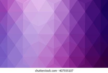 Multicolor pink, blue polygonal illustration, which consist of triangles. 