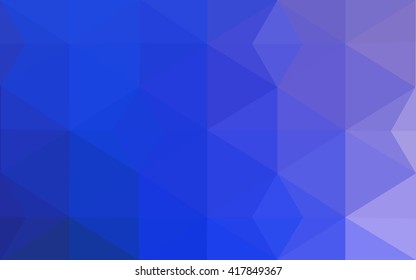 Multicolor pink, blue polygonal illustration, which consist of triangles. Geometric background in Origami style with gradient. Triangular design for your business.