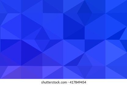 Multicolor pink, blue polygonal illustration, which consist of triangles. Geometric background in Origami style with gradient. Triangular design for your business.