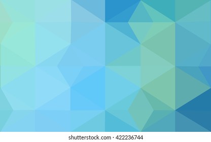 Multicolor pink, blue polygonal illustration, which consist of triangles. Geometric background in Origami style with gradient. Triangular design for your business.