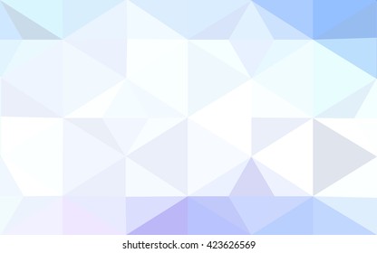 Multicolor pink, blue polygonal illustration, which consist of triangles. Geometric background in Origami style with gradient. Triangular design for your business.