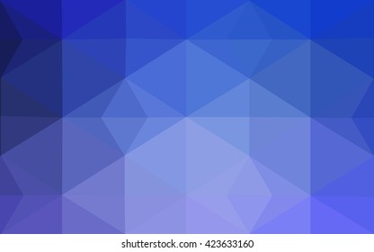 Multicolor pink, blue polygonal illustration, which consist of triangles. Geometric background in Origami style with gradient. Triangular design for your business.