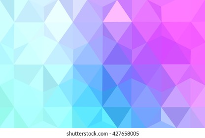 Multicolor pink, blue polygonal illustration, which consist of triangles. Geometric background in Origami style with gradient. Triangular design for your business. Multicolor pink, blue polygonal illustration, which consist of triangles. Geometric background in Origami style with gradient. Triangular design for your business.