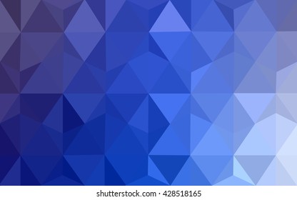 Multicolor pink, blue polygonal illustration, which consist of triangles. Geometric background in Origami style with gradient. Triangular design for your business.