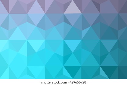 Multicolor pink, blue polygonal illustration, which consist of triangles. Geometric background in Origami style with gradient. Triangular design for your business.