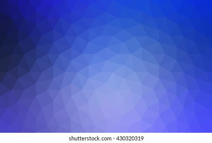 Multicolor pink, blue polygonal illustration, which consist of triangles. Geometric background in Origami style with gradient. Triangular design for your business.