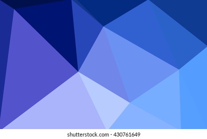 Multicolor pink, blue polygonal illustration, which consist of triangles. Geometric background in Origami style with gradient. Triangular design for your business.