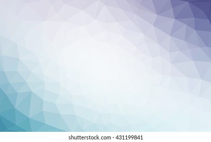 Multicolor pink, blue polygonal illustration, which consist of triangles. Geometric background in Origami style with gradient. Triangular design for your business.