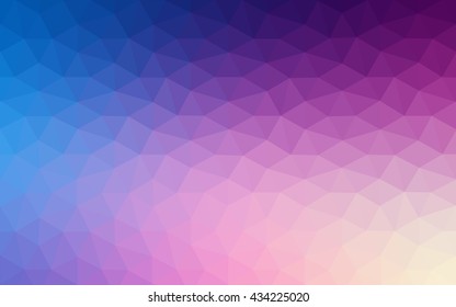 Multicolor pink, blue polygonal illustration, which consist of triangles. Geometric background in Origami style with gradient. Triangular design for your business. Multicolor pink, blue polygonal illustration, which consist of triangles. Geometric background in Origami style with gradient. Triangular design for your business.