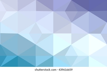 Multicolor pink, blue polygonal illustration, which consist of triangles. Geometric background in Origami style with gradient. Triangular design for your business.
