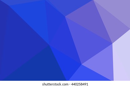 Multicolor pink, blue polygonal illustration, which consist of triangles. Geometric background in Origami style with gradient. Triangular design for your business.