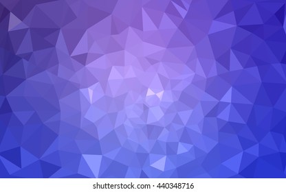Multicolor pink, blue polygonal illustration, which consist of triangles. Geometric background in Origami style with gradient. Triangular design for your business.