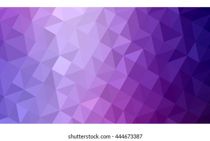 Multicolor pink, blue polygonal illustration, which consist of triangles. Geometric background in Origami style with gradient. Triangular design for your business.