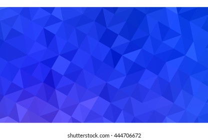 Multicolor pink, blue polygonal illustration, which consist of triangles. Geometric background in Origami style with gradient. Triangular design for your business.
