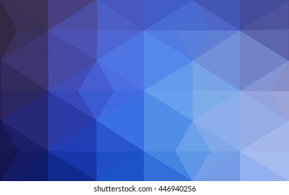 Multicolor pink, blue polygonal illustration, which consist of triangles. Geometric background in Origami style with gradient. Triangular design for your business.