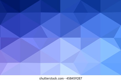 Multicolor pink, blue polygonal illustration, which consist of triangles. Geometric background in Origami style with gradient. Triangular design for your business.