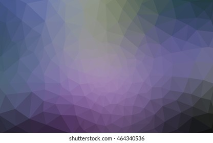 Multicolor pink, blue polygonal illustration, which consist of triangles. Geometric background in Origami style with gradient. Triangular design for your business.