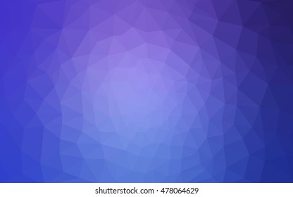 Multicolor pink, blue polygonal illustration, which consist of triangles. Geometric background in Origami style with gradient. Triangular design for your business.